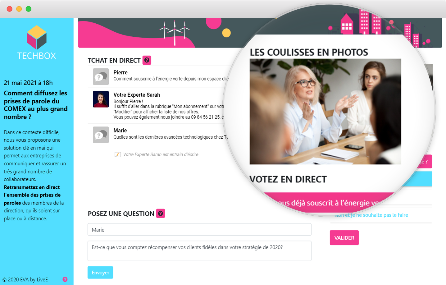 modération tchat texte